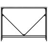 vidaXL Mesa consola madera de ingeniería gris Sonoma 102x22,5x75 cm