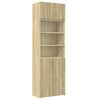 vidaXL Armario de madera de ingenier&iacute;a roble Sonoma 70x42,5x225 cm