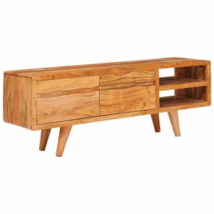 vidaXL Gabinete de TV Marr&oacute;n 110 x 30 x 40 cm Madera de Acacia S&oacute;lida