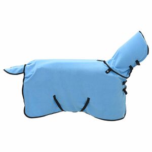 vidaXL Manta para Caballo Aqua Completo 75 cm Forro polar de poli&eacute;ster