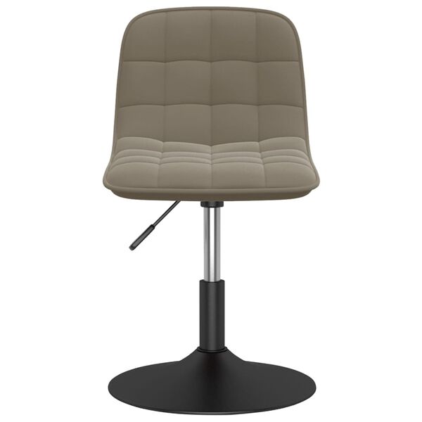 vidaXL Sillas de comedor giratorias 6 uds de terciopelo gris claro