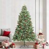 vidaXL &Aacute;rbol de Navidad artificial Verde 240 cm PVC y Metal