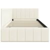 vidaXL Estructura de cama en esquina Crema 90 cm x 200 cm Terciopelo