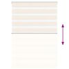 vidaXL Estor cebra beige m&aacute;rmol tejido ancho 100,9 cm poli&eacute;ster