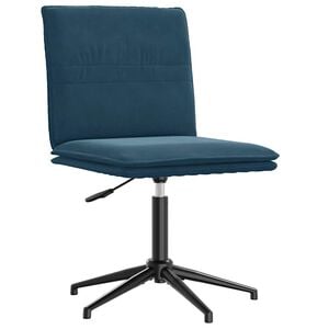 vidaXL Silla de comedor terciopelo azul