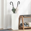 vidaXL Soporte para sombrilla Blanco 15.5 x 15.5 x 49 cm Metal