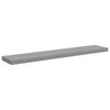 vidaXL Estantes flotantes de pared 2 uds MDF gris 120x23,5x3,8 cm