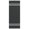 vidaXL Aplique de exterior de acero inoxidable negro