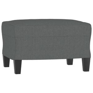 vidaXL Reposapi&eacute;s de tela gris oscuro 60x50x41 cm