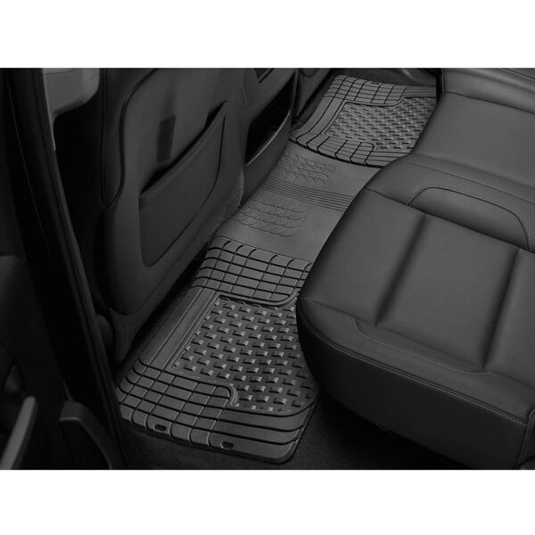 WeatherTech Alfombrillas de coche 4 pzas AVM negro 68,5x48 cm 11AVMSB