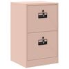 vidaXL Mueble archivador con caj&oacute;n Geom&eacute;trico Rosa 45,5 x 42 x 74,5 cm