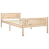 vidaXL Estructura de cama sin colch&oacute;n madera maciza de pino 90x200 cm