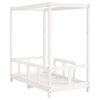 vidaXL Estructura de cama para ni&ntilde;os madera de pino blanco 70x140 cm