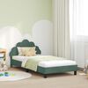 vidaXL Cama para niños con cabecero Verde Mar 80 x 200 cm Terciopelo