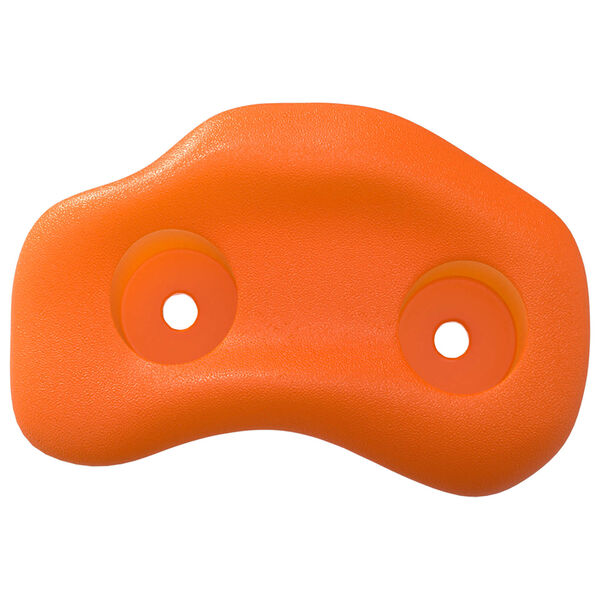 vidaXL Agarre de escalada 2 pcs Naranja 100 x 67 x 43 mm PP