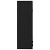 vidaXL Armario con espejo de ba&ntilde;o Roble Negro 62,5 x 20,5 x 64 cm