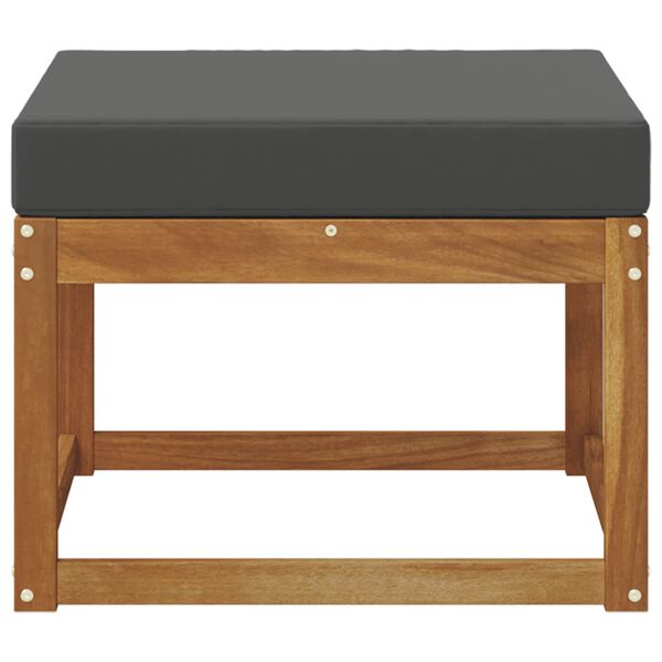 vidaXL Reposapi&eacute;s de exterior Madera de Acacia S&oacute;lida Natural