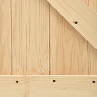 vidaXL Puerta NARVIK madera maciza pino 70x210 cm