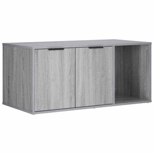 vidaXL Mueble Transport&iacute;n para Gatos Sonoma gris 100 x 49 x 45 cm