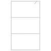 vidaXL Mampara de ducha vidrio ESG transparente plateado 115x195 cm