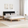vidaXL Estructura de cama Marr&oacute;n 160 x 200 cm Madera de pino macizo