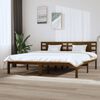 vidaXL Estructura de cama madera maciza de pino marr&oacute;n miel 200x200 cm