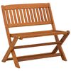 vidaXL Banco para Ni&ntilde;os 1 -Seater 61 x 38 x 57 cm Marr&oacute;n Plegable