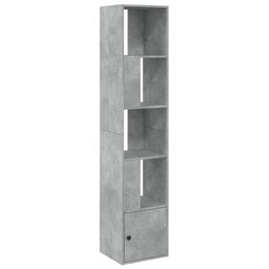 vidaXL Estanter&iacute;a de madera de ingenier&iacute;a gris hormig&oacute;n 40x36x189 cm