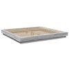 vidaXL Estructura de cama madera de ingeniería gris Sonoma 180x200 cm