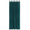 vidaXL Cortinas opacas 2 pcs Verde oscuro 140 x 260 cm Terciopelo