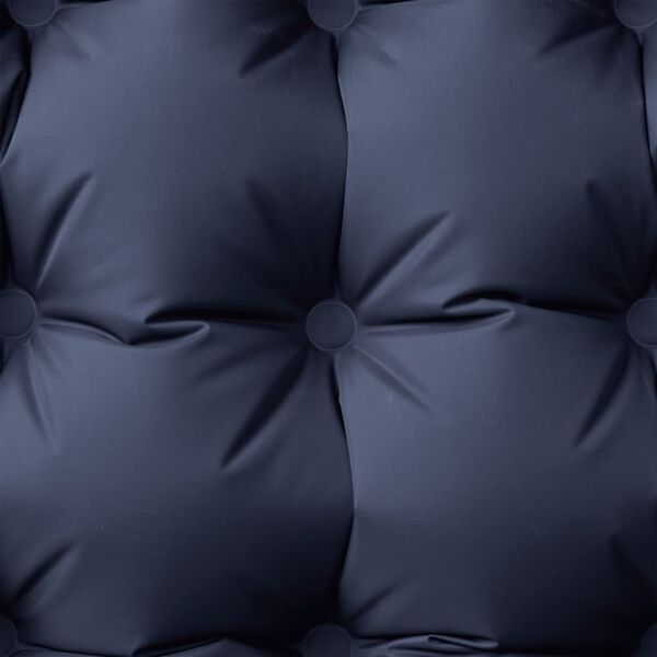 vidaXL Colch&oacute;n de camping autoinflable con almohada 1 persona gris