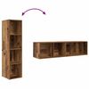 vidaXL Conjunto de mueble de TV Madera Vieja 37 x 37 x 142,5 cm