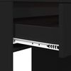 vidaXL Mesas de tocador de dormitorio Negro 80 x 39,6 x 135 cm