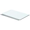 vidaXL Estantes 2 unidades panel de vidrio transparente 40x20 cm