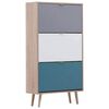 Finori Zapatero C-uba 42 roble Sonoma y tricolor