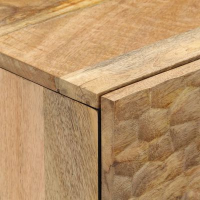 vidaXL Aparador 2 piezas madera maciza de mango 60x33x75 cm