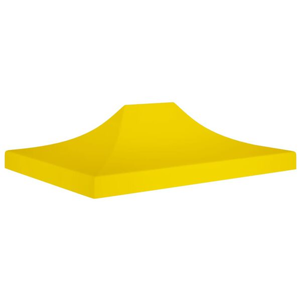vidaXL Techo de carpa para celebraciones amarillo 4,5x3 m 270 g/m&sup2;