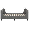 vidaXL Cama para niños con cabecero Gris oscuro 80 x 160 cm Terciopelo