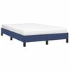vidaXL Estructura de cama sin colch&oacute;n tela azul 120x190 cm