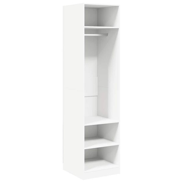 vidaXL Armario de madera contrachapada blanco 50x50x200 cm