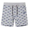 Pantalones cortos infantiles con cord&oacute;n gris melange 116
