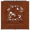 Le&ntilde;ero vidaXL 40x40x40 cm acero corten