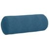 vidaXL Cojines Bolster 2 pcs Azul &Oslash; 25 x 70 cm Tela de pana