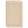 vidaXL Puertas de armario entramado 2 uds madera pino 59,5x99 cm