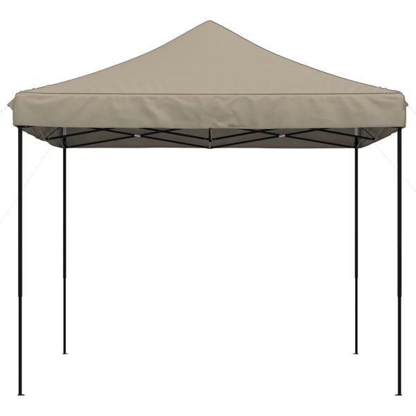 vidaXL Tienda de fiesta plegable Pop-Up taupe 292x292x315 cm