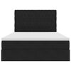 vidaXL Cama con almacenamiento y LED Negro 140 x 190 cm Terciopelo