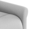 vidaXL Sillón reclinable de tela gris nube