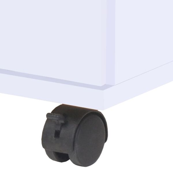 vidaXL Mueble de cajones blanco 33x45x60 cm