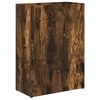 vidaXL Paraguero Roble ahumado 40 x 20 x 55,5 cm Madera de ingenier&iacute;a