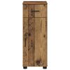 vidaXL Gabinete de Ba&ntilde;o con caj&oacute;n Madera Vieja 30 x 35 x 80 cm